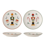 Bloomingville Talerze z kamionki Jolly Multi zestaw 2 szt
