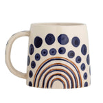 Bloomingville Kubek do kawy Kubek do herbaty Shama Mug Orange Stoneware