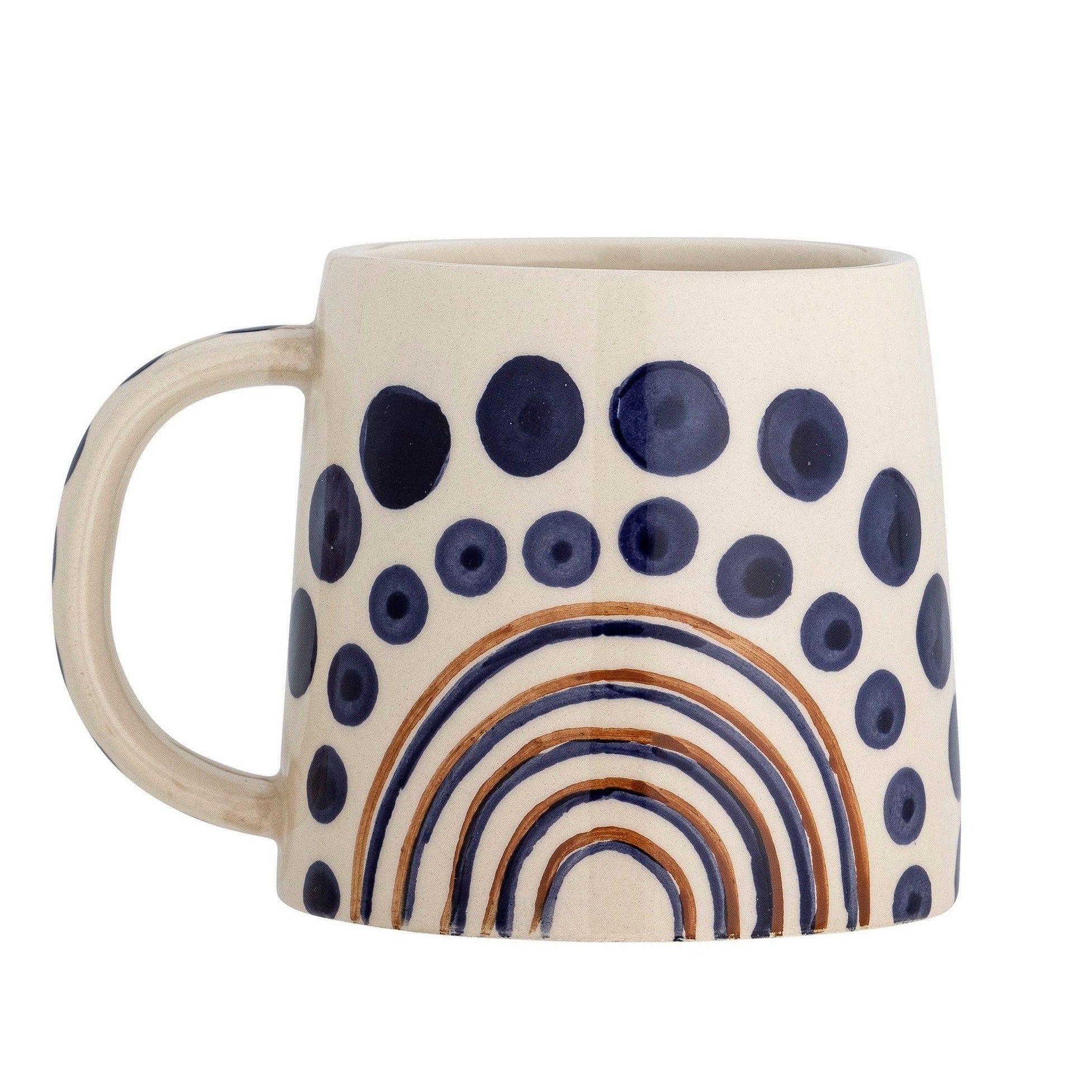 Bloomingville Kubek do kawy Kubek do herbaty Shama Mug Orange Stoneware