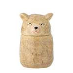 Bloomingville Słoik z kamionki Puk Brown