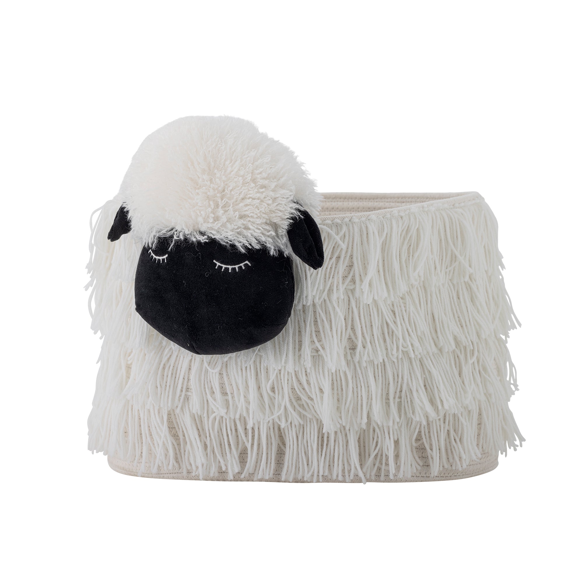 Bloomingville Kosz na zabawki owieczka Dolly White