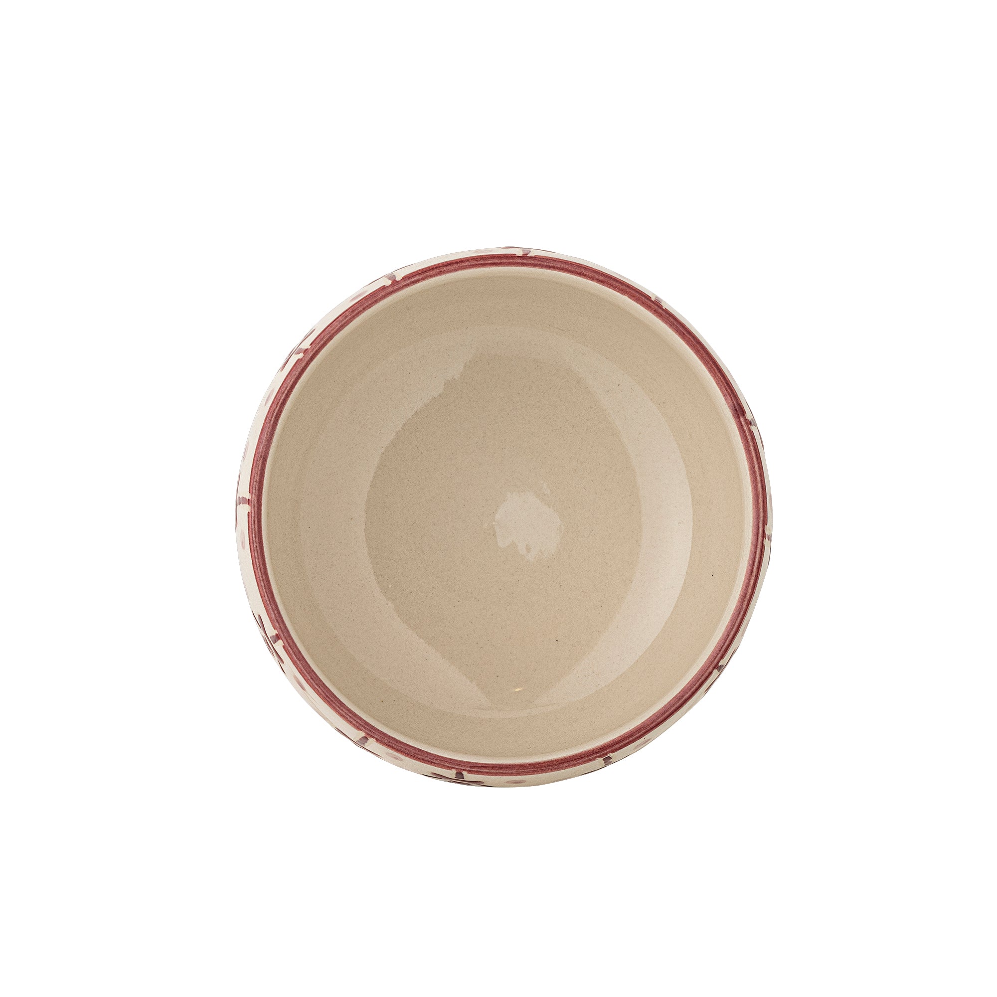 Bloomingville Miseczki z kamionki Ornamentia Red zestaw 4 sztuk