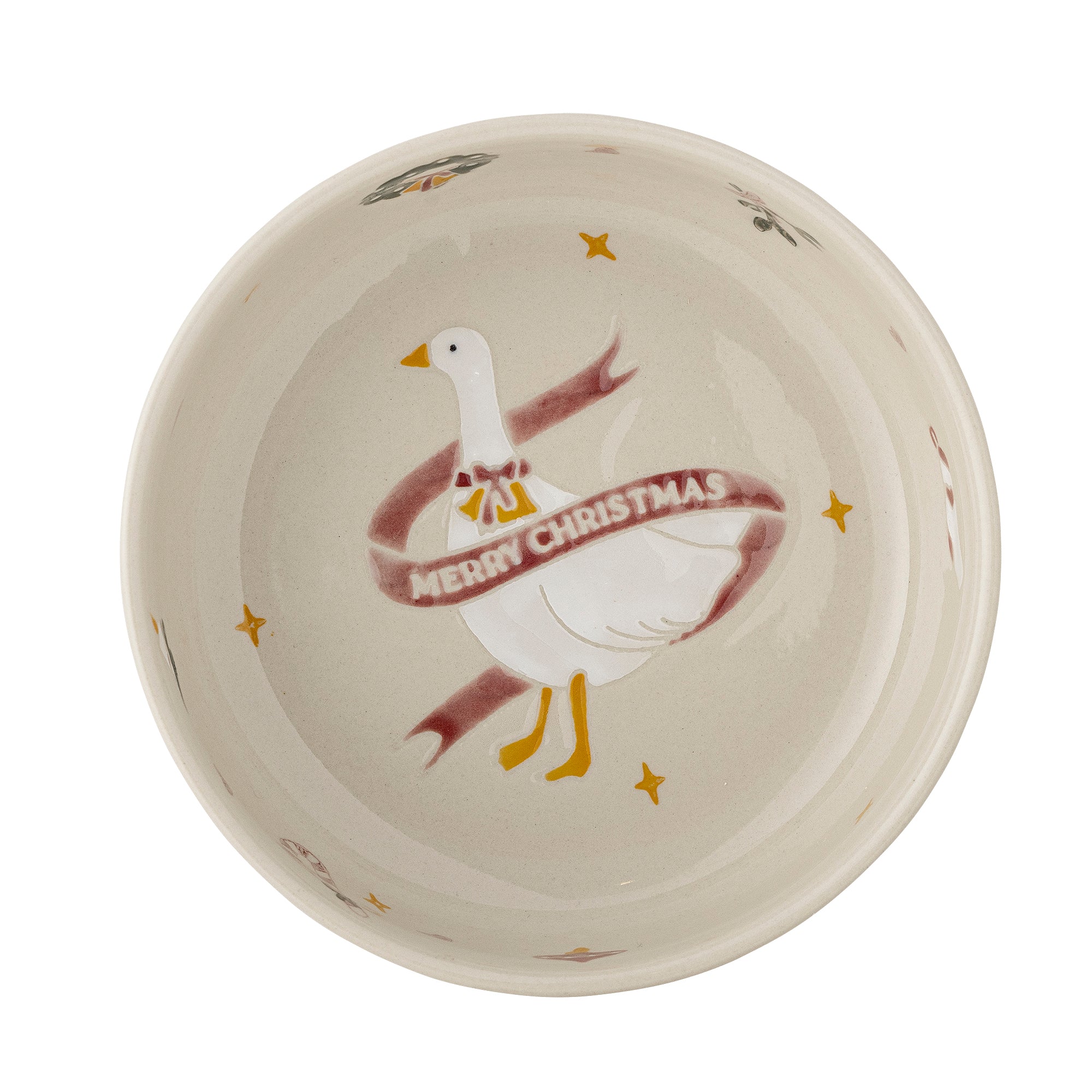 Bloomingville Miseczki z kamionki Mary Red zestaw 4 sztuk