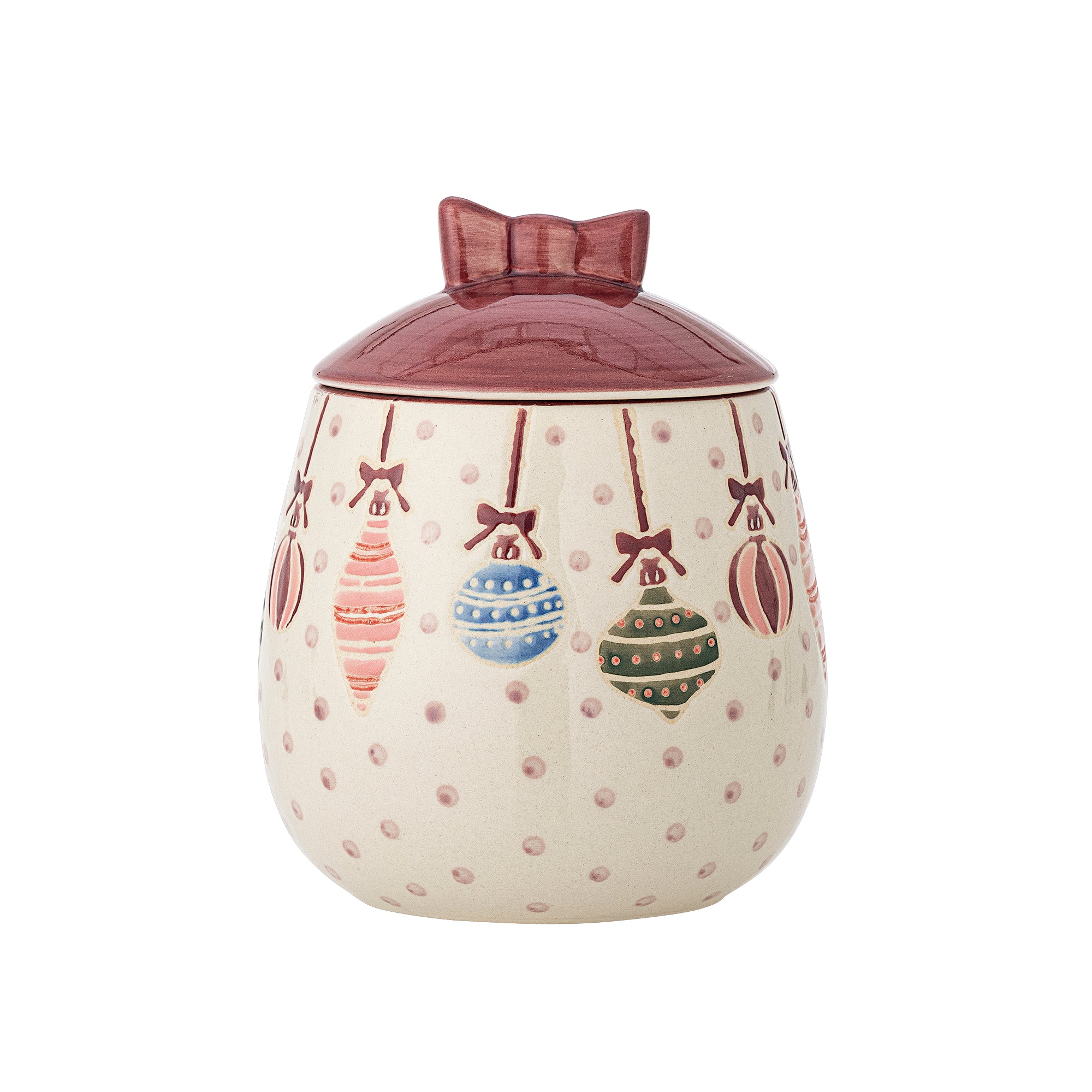 Bloomingville Słoik z kamionki Ornamentia Multi