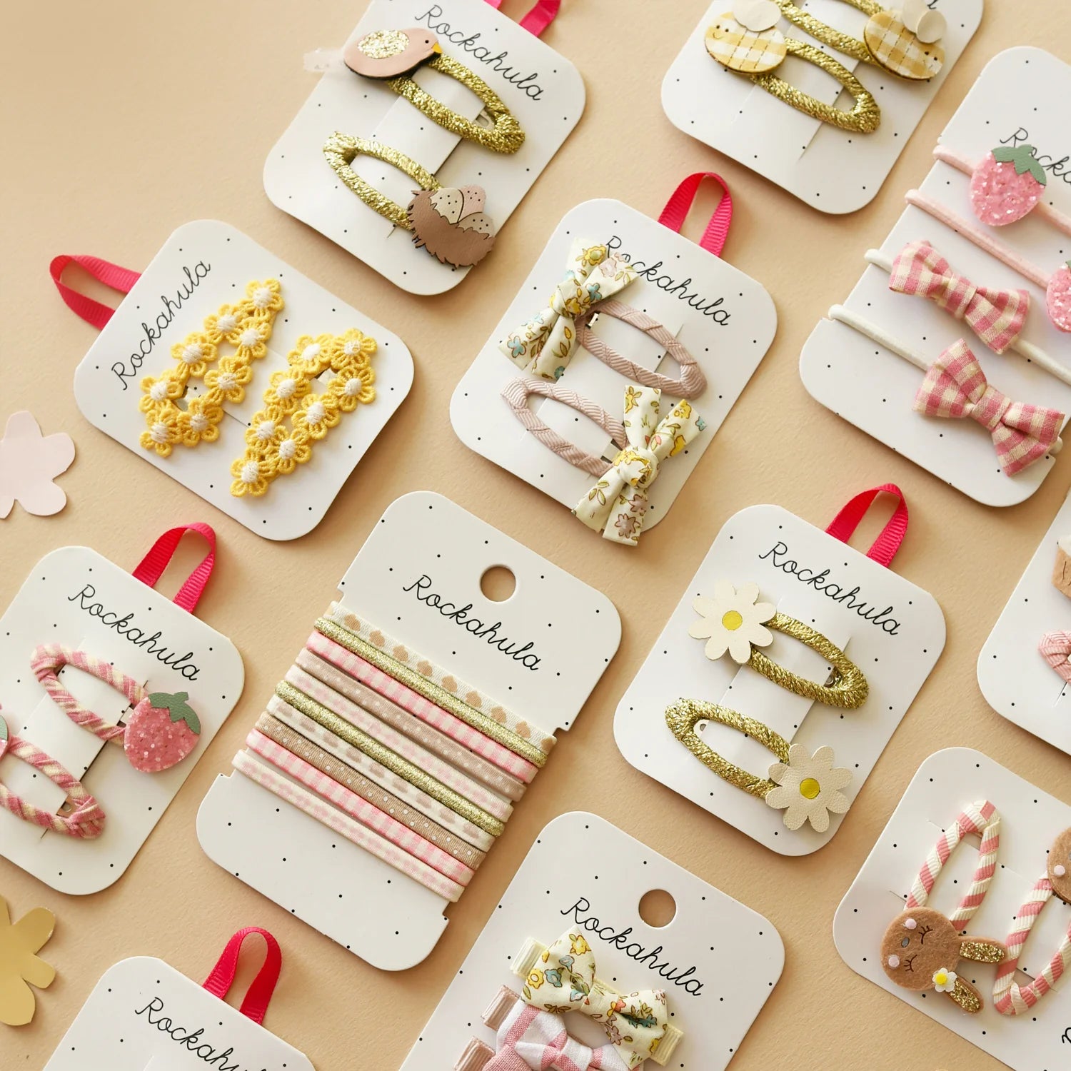 Rockahula Gumki do włosów dla dziewczynki Bunny Gingham