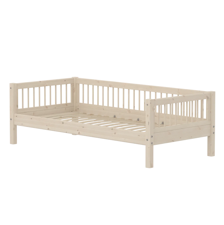 Flexa Pojedyncze Łóżko dziecięce Classic White Washed Pine