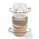 Done by Deer Pojemniki na Przekąski Dwustronny S Birdee Sand 2x150ml
