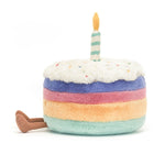 Jellycat urodzinowy torcik tęczowy 18 cm
