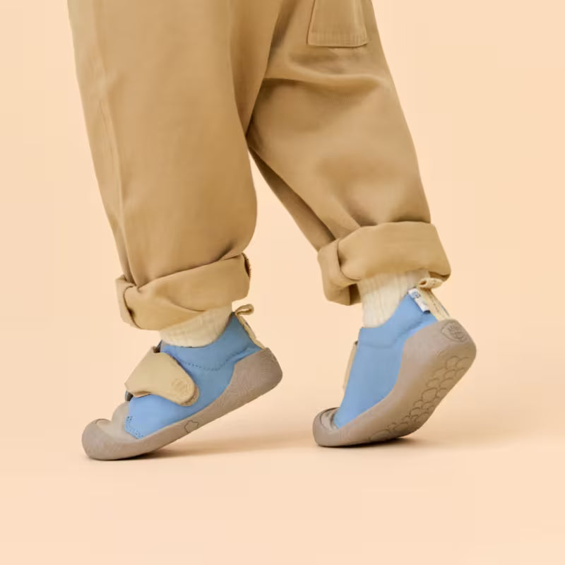 Affenzahn Niemowlęce buciki barefoot bawełniane Prewalker Smally Seal