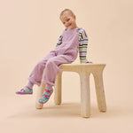 Affenzahn Kapcie dziecięce do przedszkola bawełniane Movy Owl