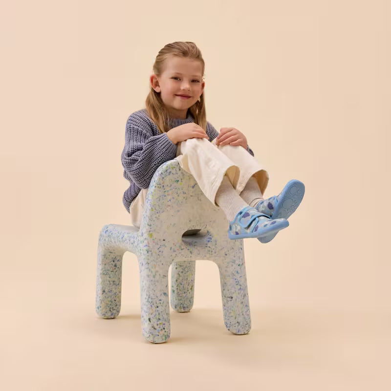 Affenzahn Kapcie dziecięce do przedszkola bawełniane Movy Shark