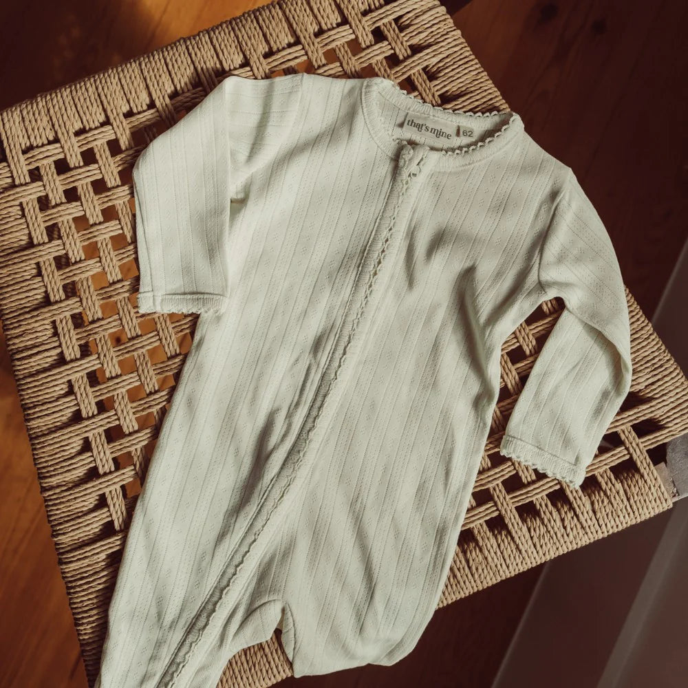 That’s mine Pajacyk niemowlęcy Allie Onesie Antique white