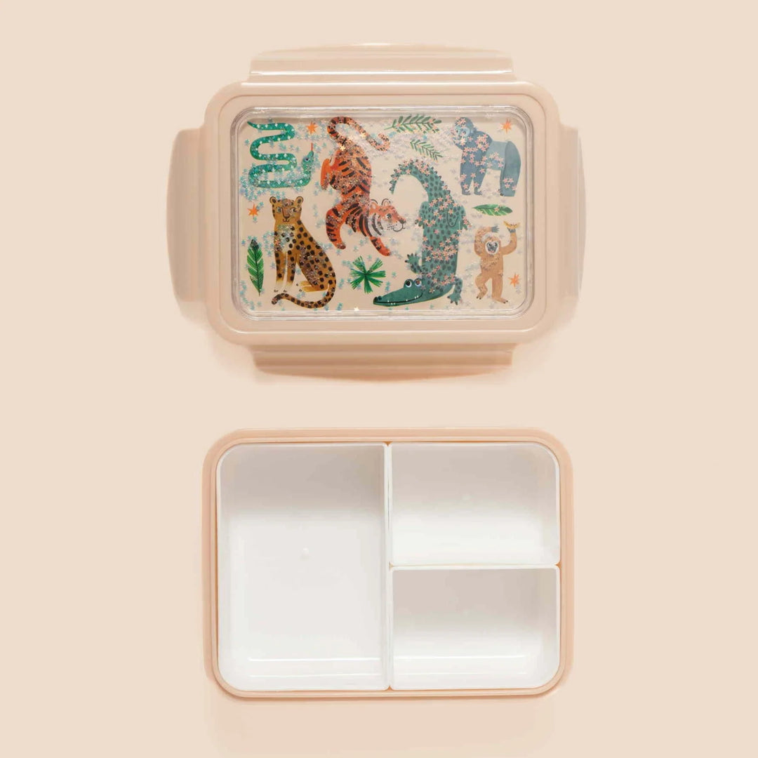 Petit Monkey Lunchbox dla dzieci Bento upside down animals