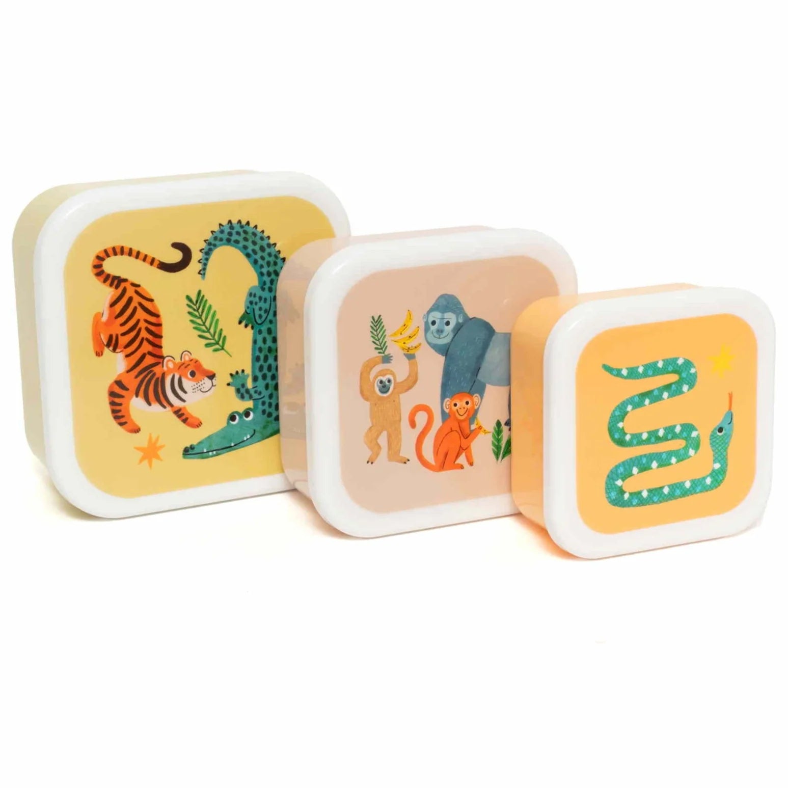 Petit Monkey Lunchbox dla dzieci Upside down Animals