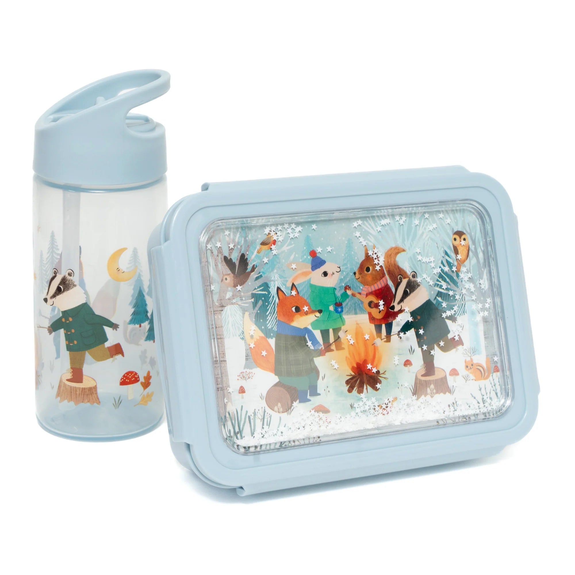 Petit Monkey Lunchbox dla dzieci Bento bon re animals