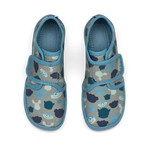 Affenzahn Kapcie dziecięce do przedszkola bawełniane Movy Shark