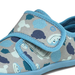Affenzahn Kapcie dziecięce do przedszkola bawełniane Movy Shark