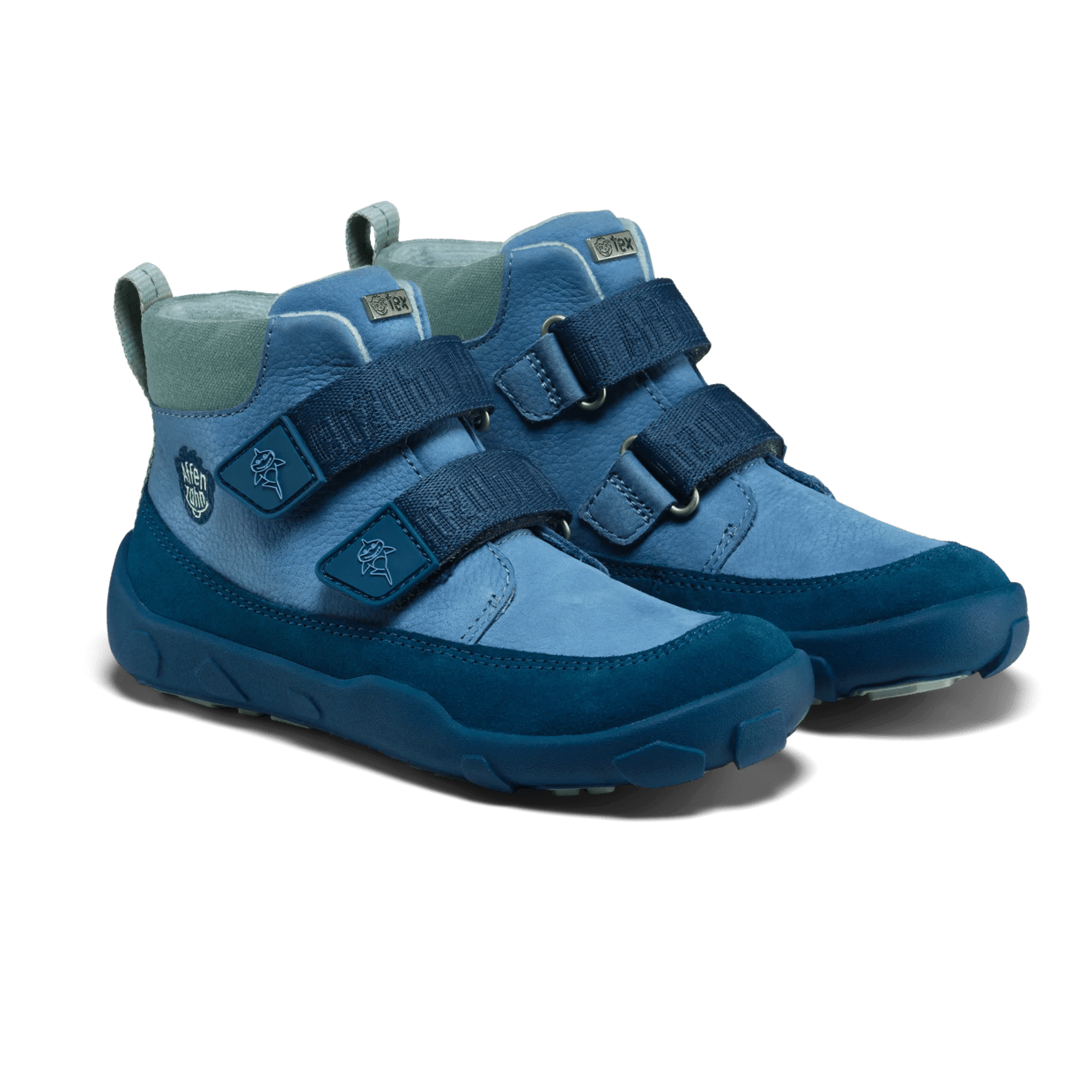 Affenzahn Buty dziecięce niskie trzewiki skórzane Friendy Shark