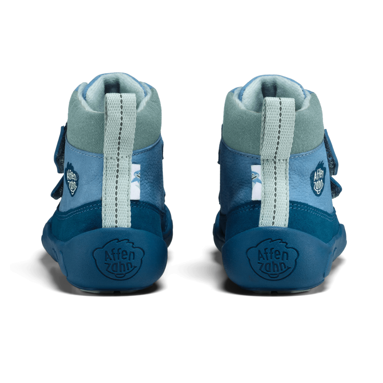 Affenzahn Buty dziecięce niskie trzewiki skórzane Friendy Shark