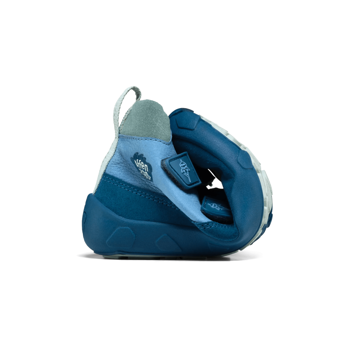 Affenzahn Buty dziecięce niskie trzewiki skórzane Friendy Shark