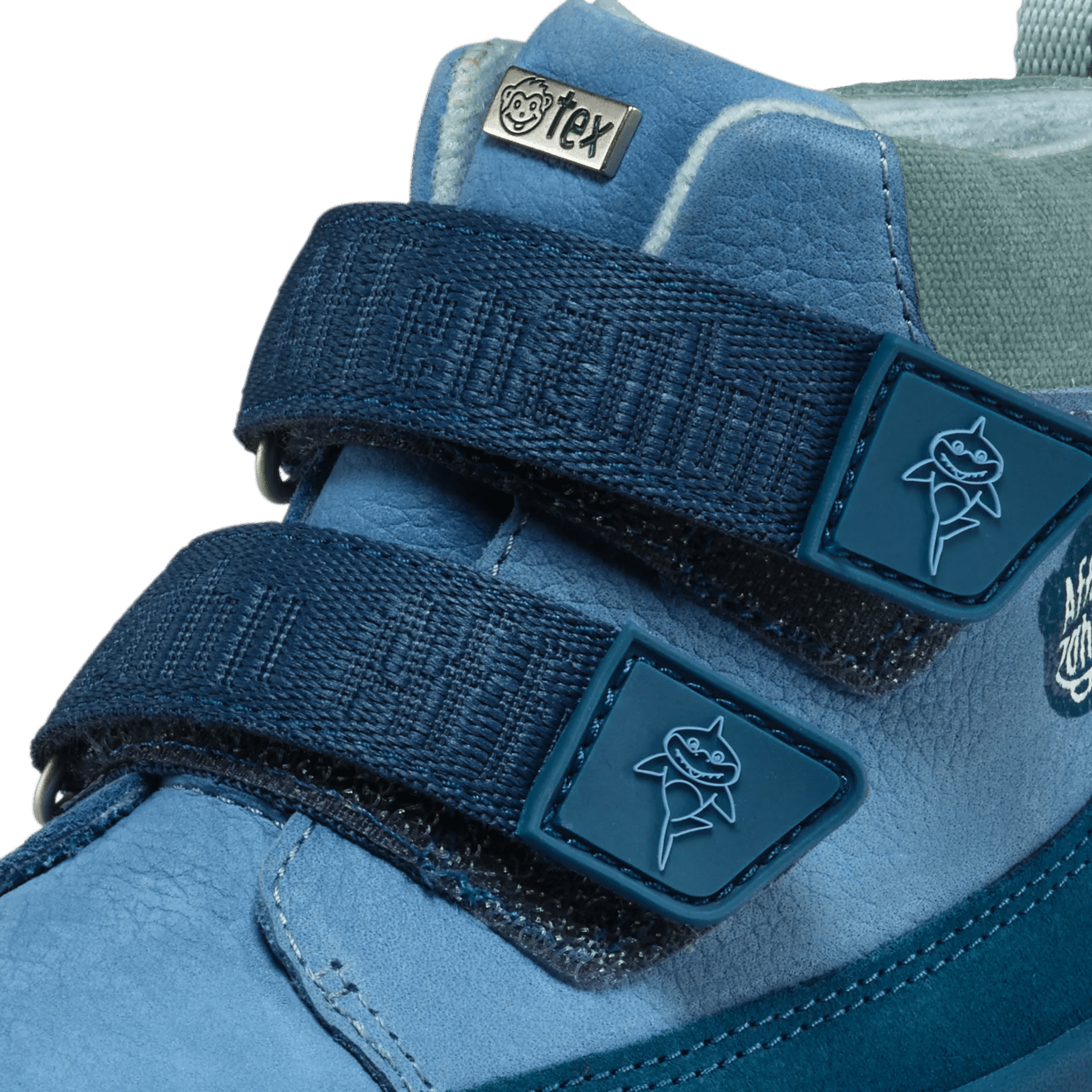 Affenzahn Buty dziecięce niskie trzewiki skórzane Friendy Shark