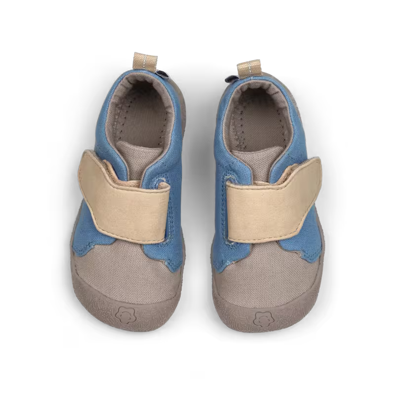 Affenzahn Niemowlęce buciki barefoot bawełniane Prewalker Smally Seal