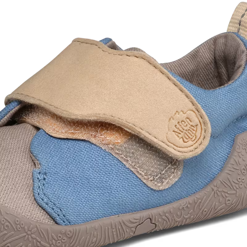 Affenzahn Niemowlęce buciki barefoot bawełniane Prewalker Smally Seal