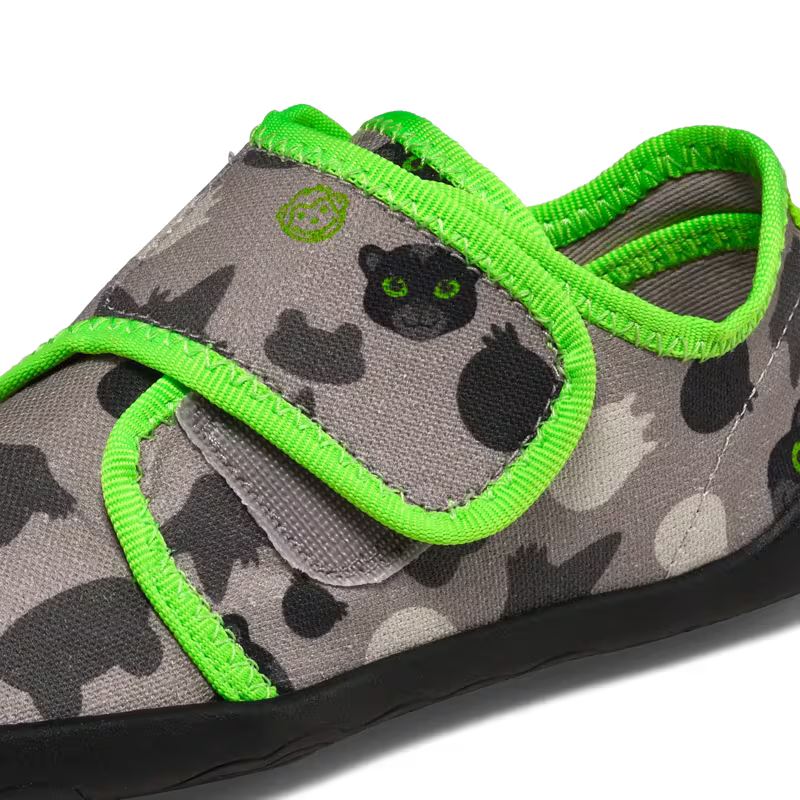 Affenzahn Kapcie dziecięce do przedszkola bawełniane Movy Panther