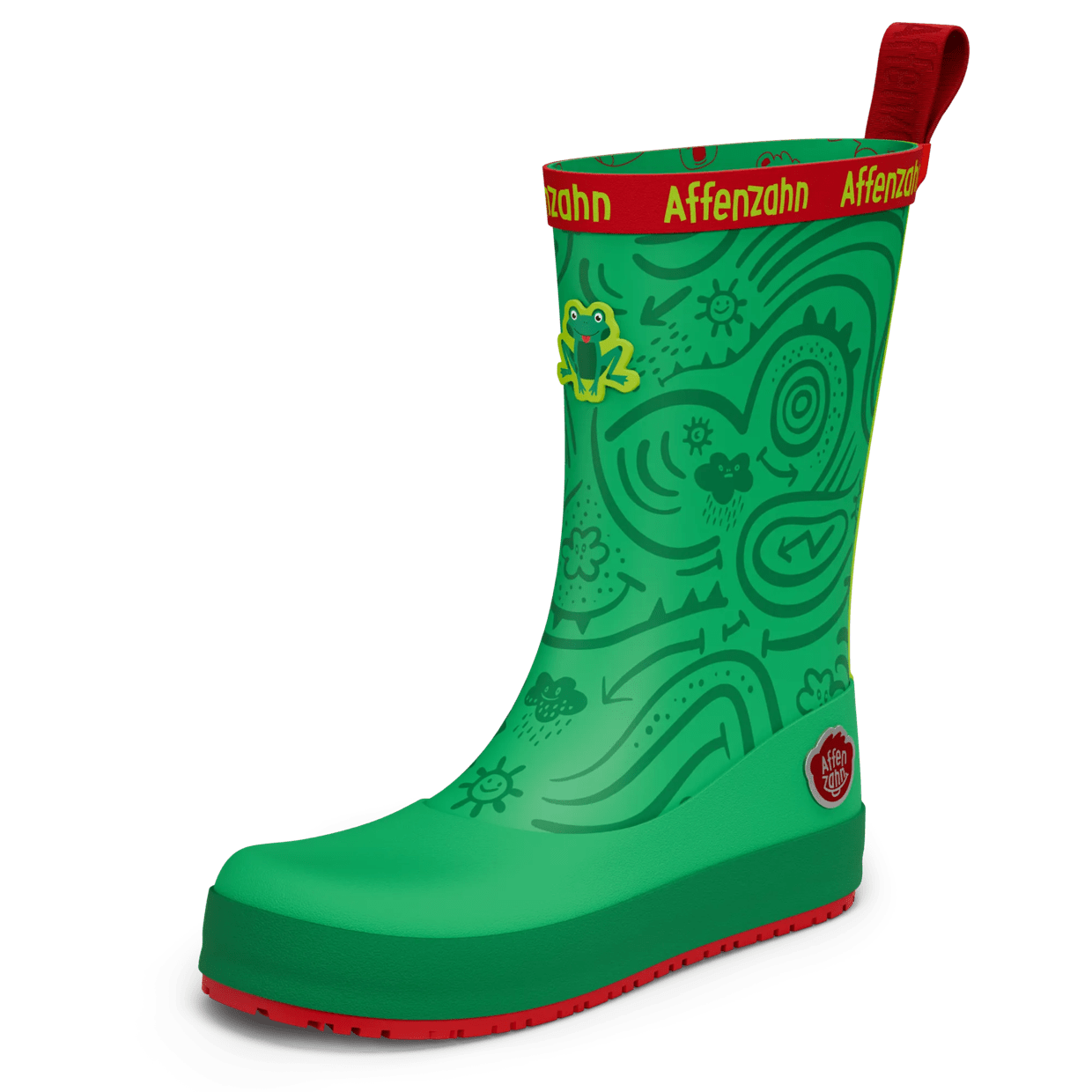 Affenzahn Kalosze dziecięce wegańskie Plashy Frog