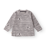 That’s Mine Koszulka dziecięca z długim rękawem Aksel Mono dino stripe