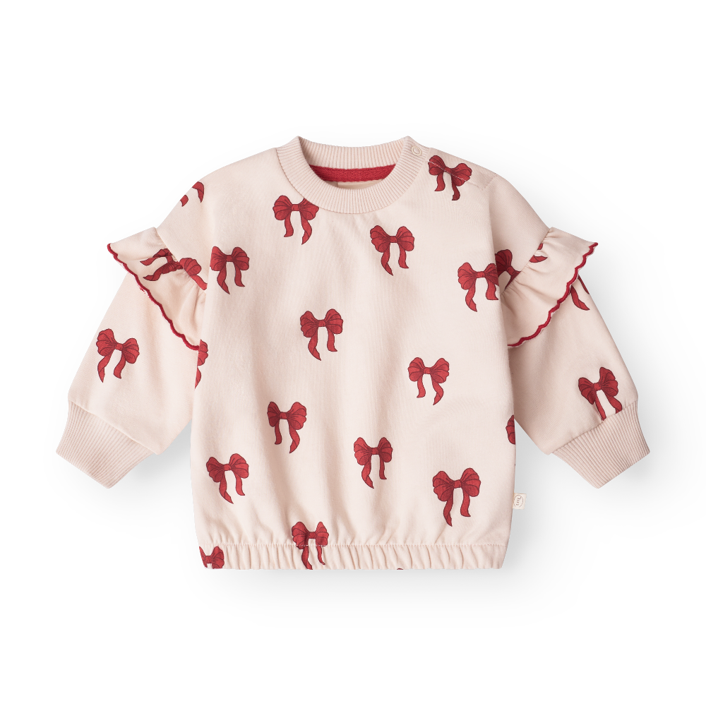 That’s Mine Bluza dla dziewczynki w kokardki Amelia Rouge boucle