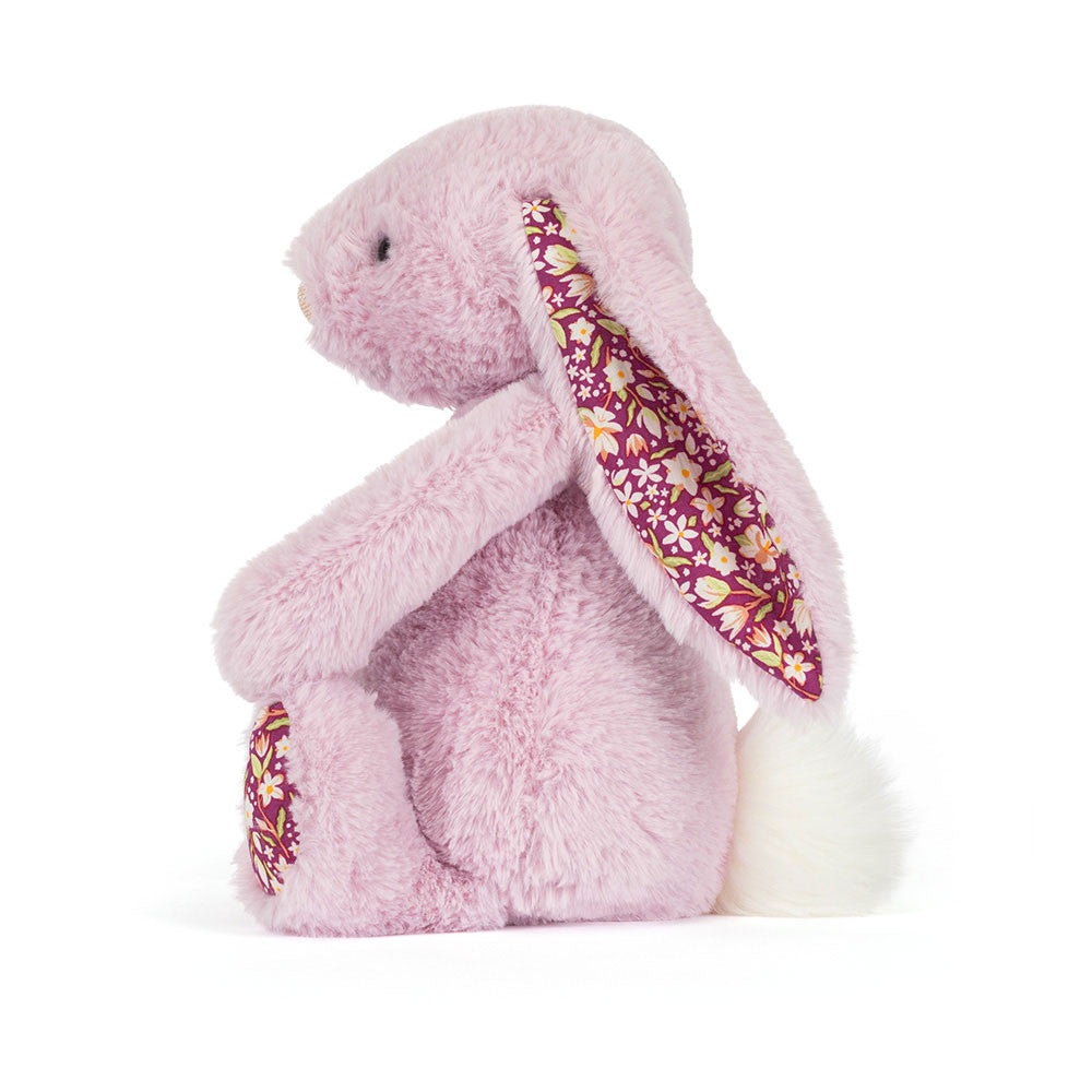 Jellycat Przytulanka Króliczek LUX Liliowy z Kwiecistymi Uszami 31 cm