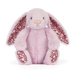 Jellycat Przytulanka Króliczek LUX Liliowy z Kwiecistymi Uszami 31 cm