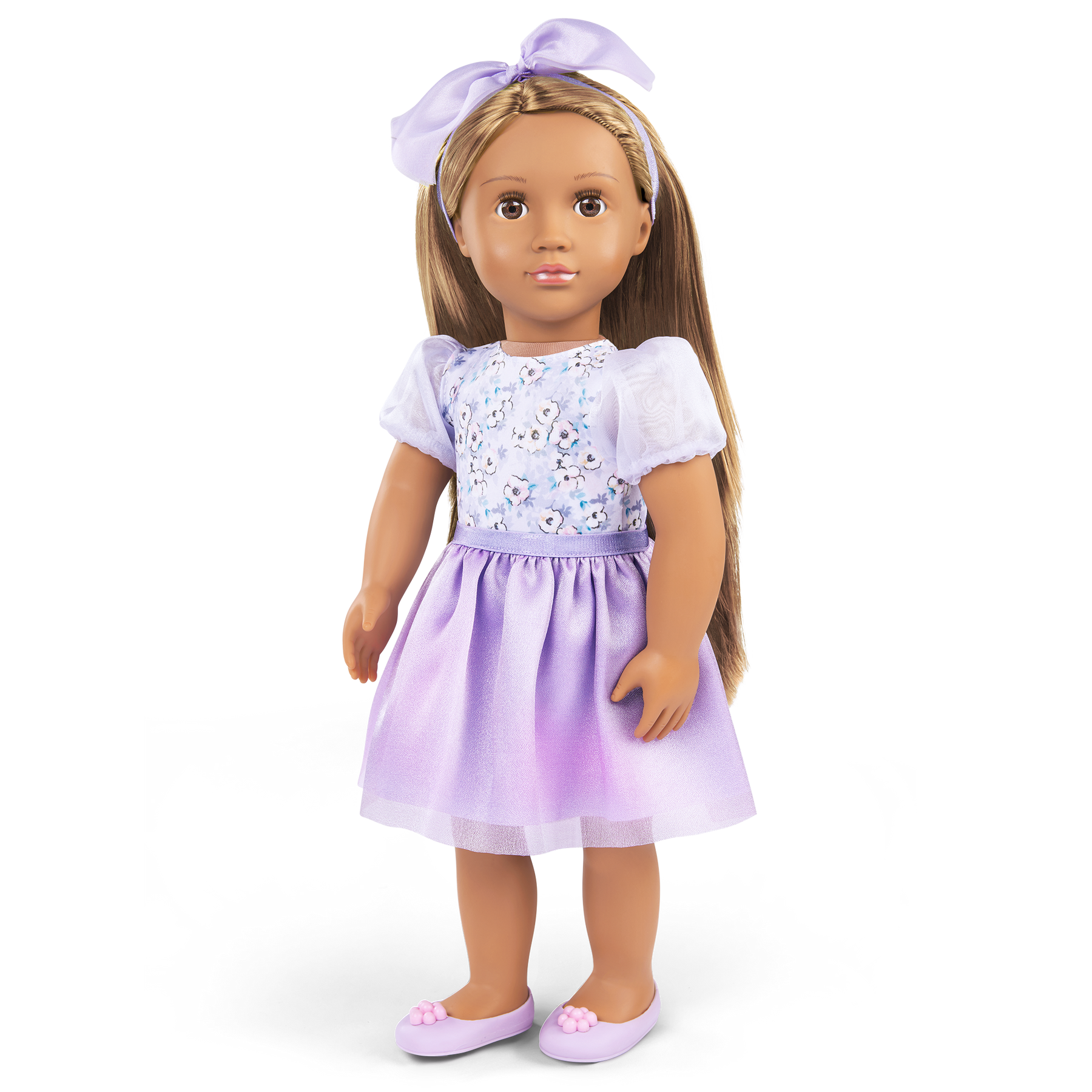 Our Generation Lalka w liliowej stylizacji Aleena 46cm