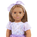 Our Generation Lalka w liliowej stylizacji Aleena 46cm
