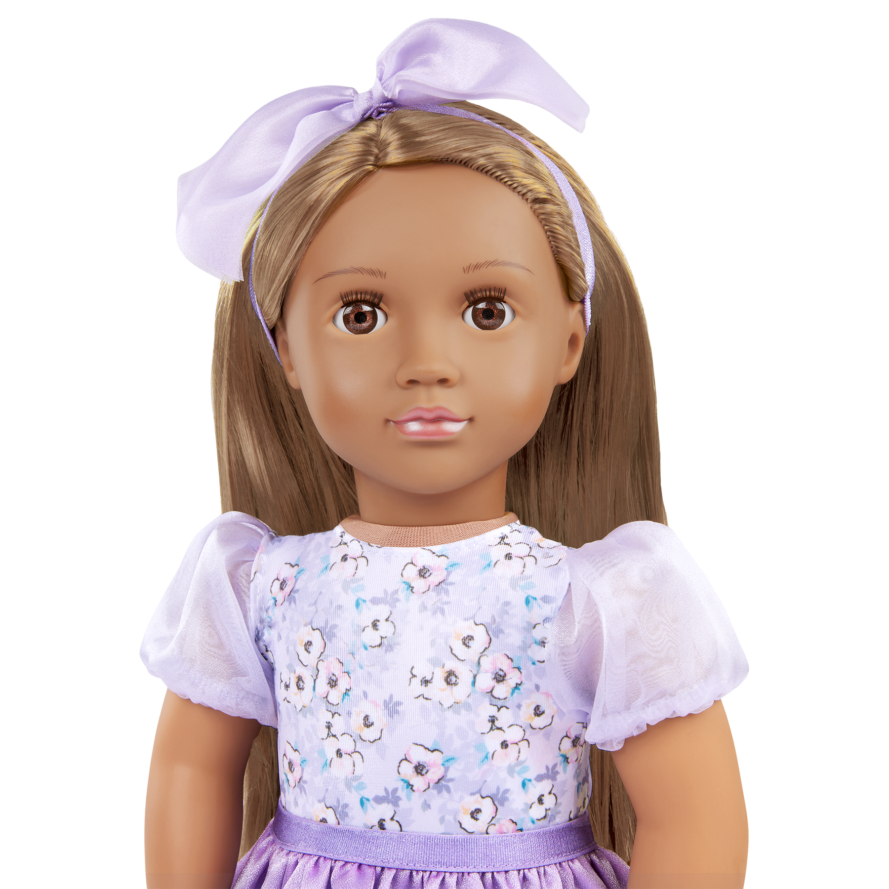 Our Generation Lalka w liliowej stylizacji Aleena 46cm