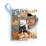 Jellycat Książeczka sensoryczna z ogonkami Kitten Tails