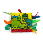 Jellycat Książeczka sensoryczna z ogonkami Dinozaury