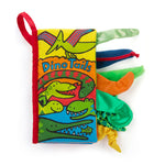 Jellycat Książeczka sensoryczna z ogonkami Dinozaury