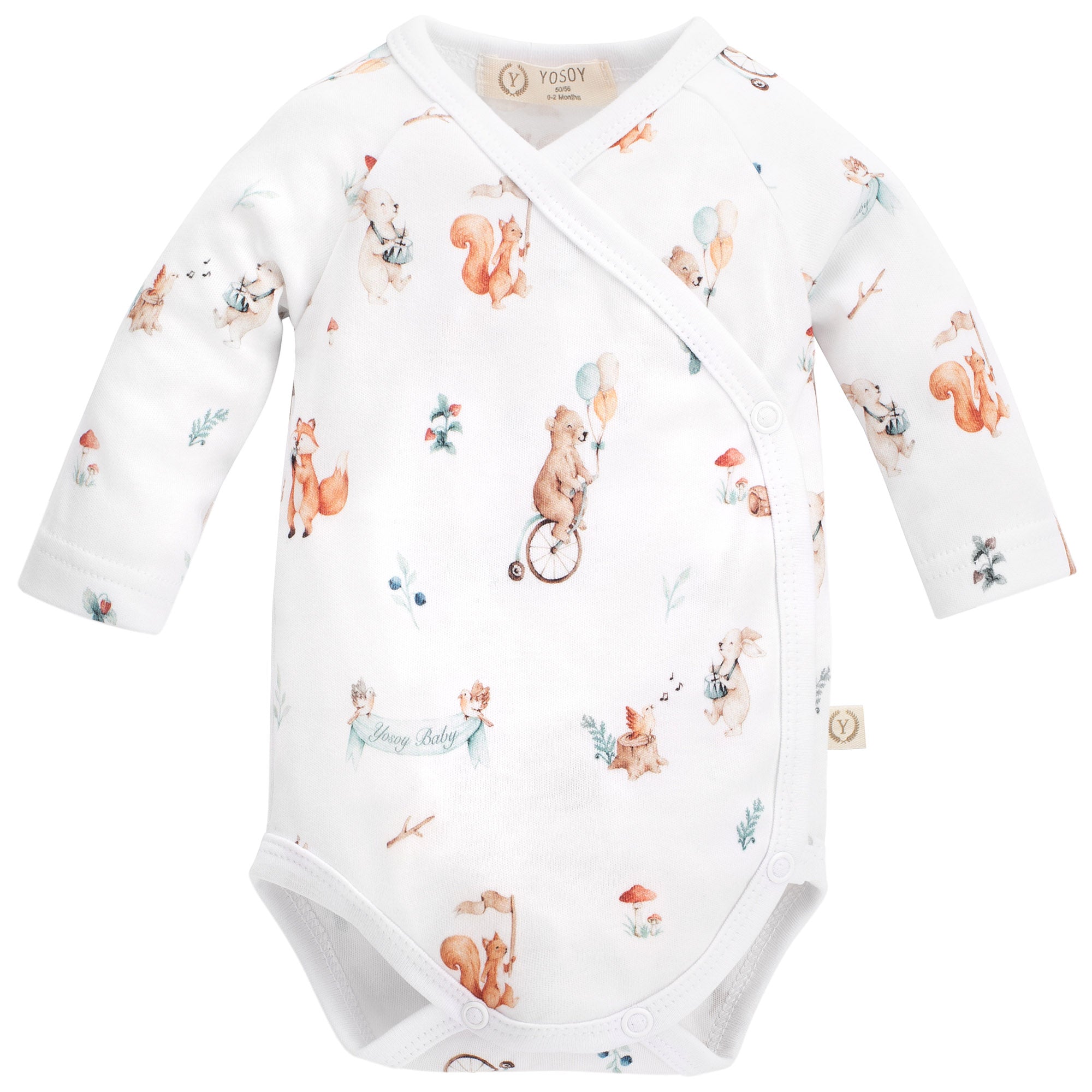 YOSOY Body niemowlęce organic cotton Forest Friends 56