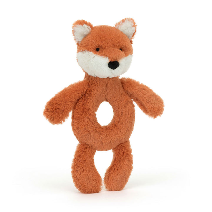 Jellycat Grzechotka dla niemowląt Rudy Lisek 18 cm