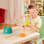 B.Toys Akcesoria do kuchni dla dzieci Mini Chef Fruity Smoothie Playset Blender z owocami i akcesoriami