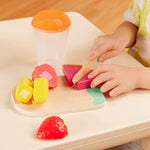 B.Toys Akcesoria do kuchni dla dzieci Mini Chef Fruity Smoothie Playset Blender z owocami i akcesoriami