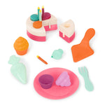 B.Toys Akcesoria do kuchni dla dzieci Mini Chef Bake a Cake Playset Piekarnik z tortem i odgłosami