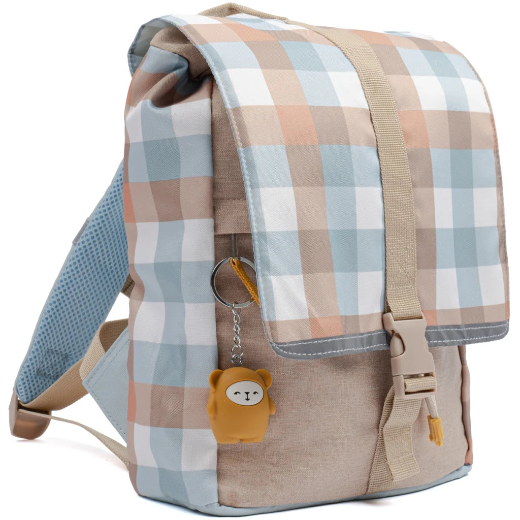 Fabelab Plecak dla dziecka mały Cottage Blue Checks