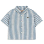 Konges Slojd Koszula z krótkim rękawem dla chłopca Elliot Trio Bleu Stripe
