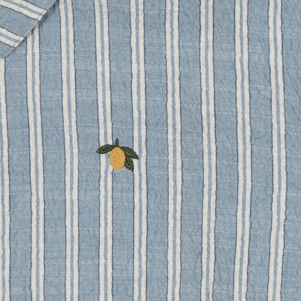 Konges Slojd Koszula z krótkim rękawem dla chłopca Elliot Trio Bleu Stripe