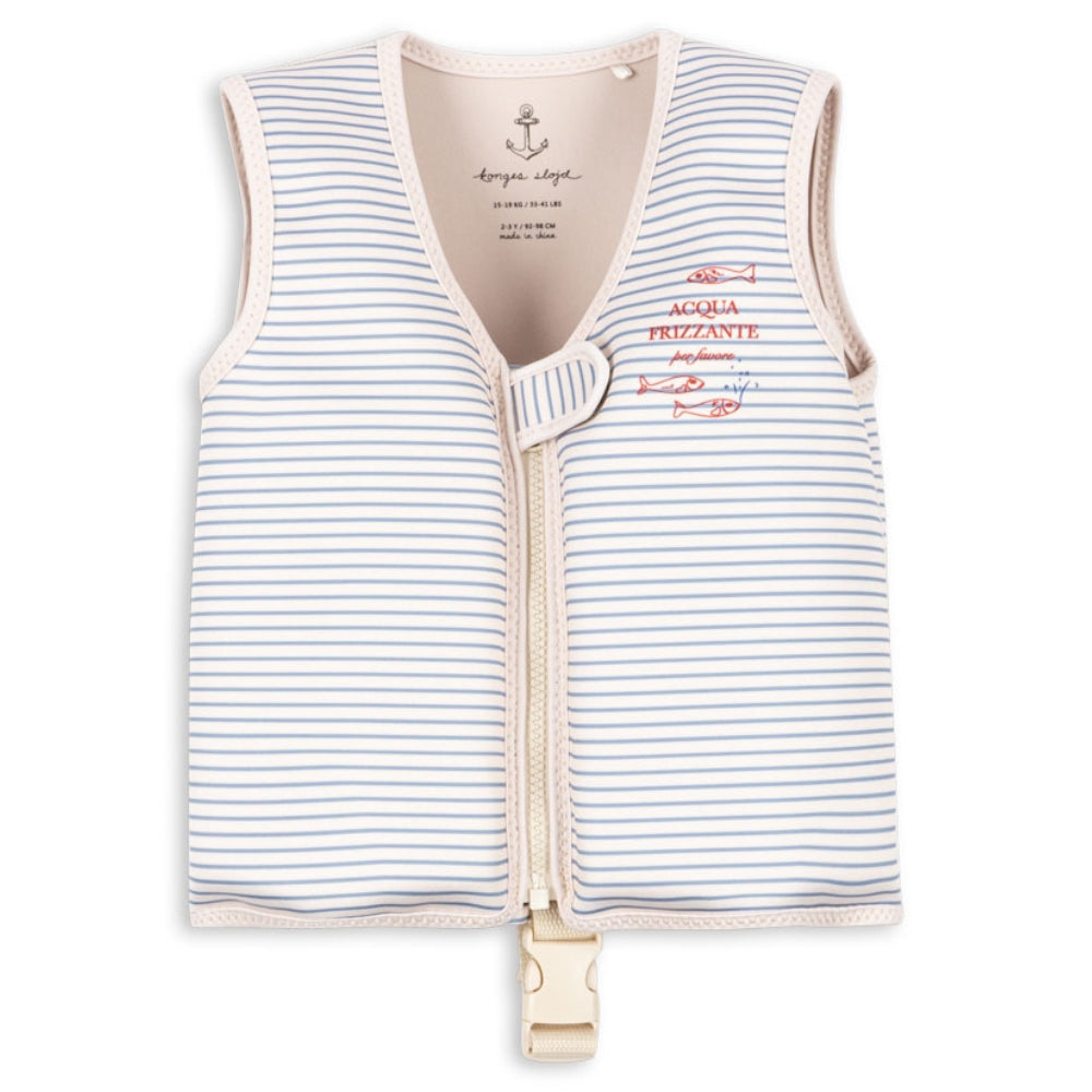 Konges Slojd Kamizelka do pływania dla chłopca Ellis Stripe Bluie