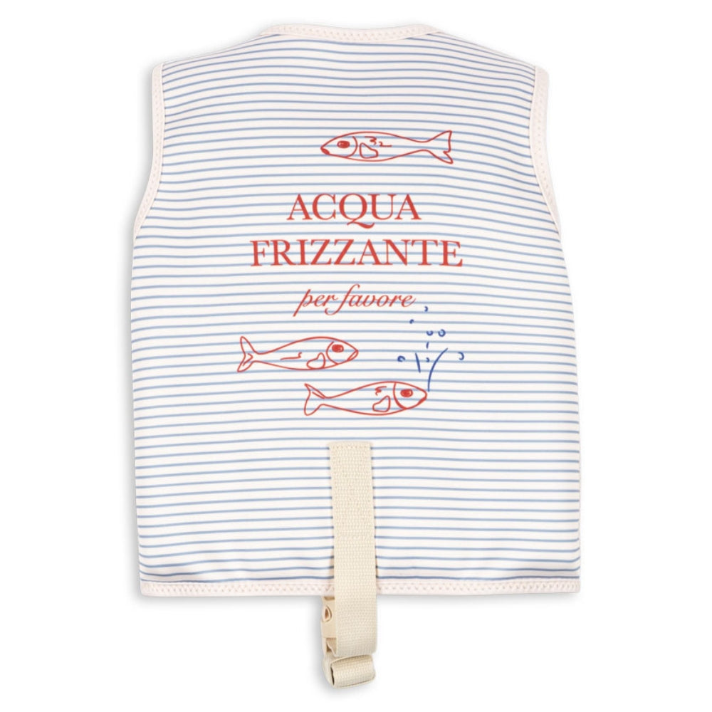 Konges Slojd Kamizelka do pływania dla chłopca Ellis Stripe Bluie