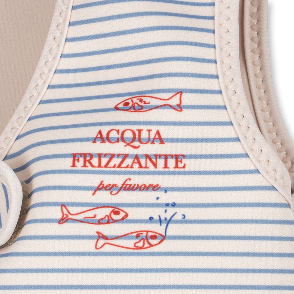 Konges Slojd Kamizelka do pływania dla chłopca Ellis Stripe Bluie